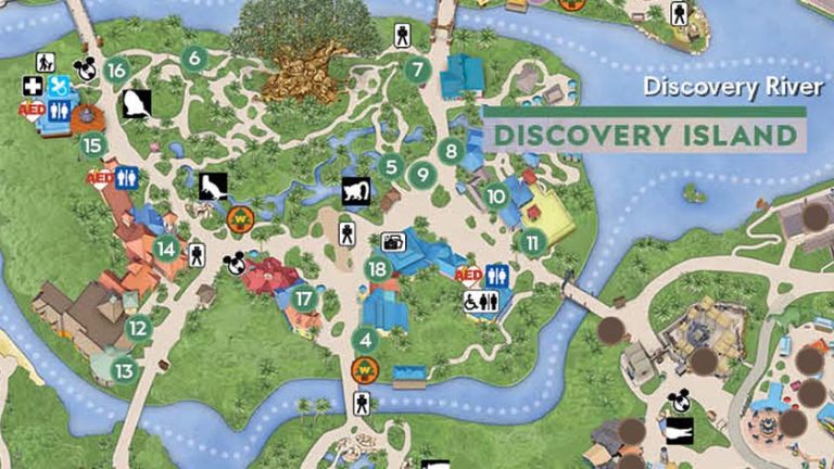 Disney Animal Kingdom Map 2024 in PDF and Printable Formats