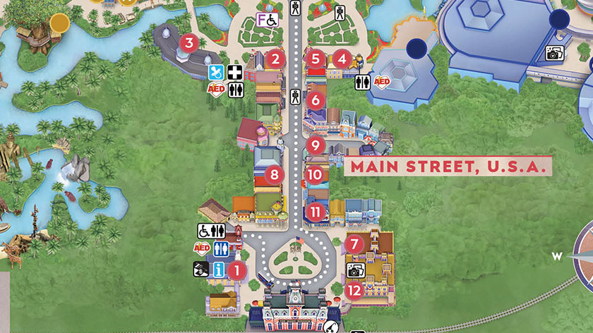 Magic Kingdom Map 2023 in PDF and Printable Formats